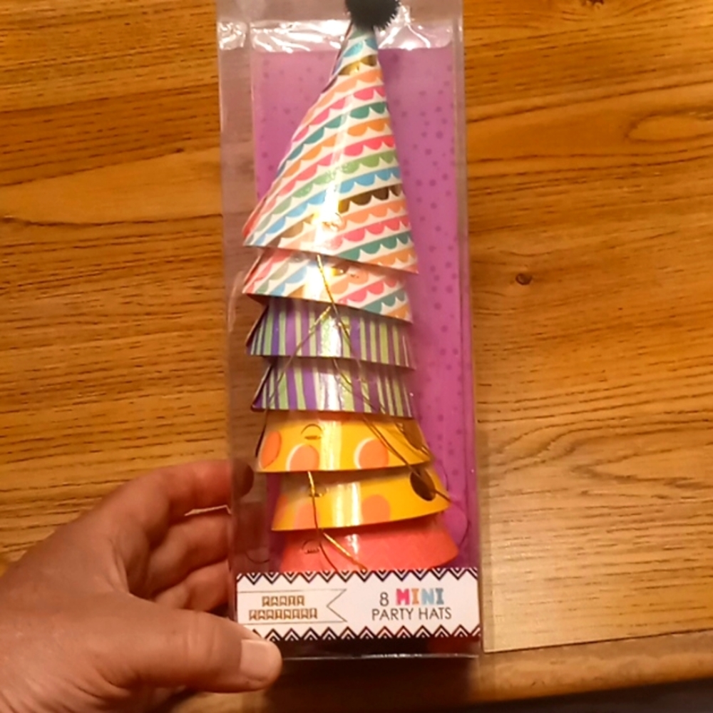 Children's Mini Party Hats BNWT 8 Hats